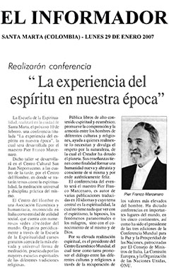 El Informador, 29 Gennaio 2007 