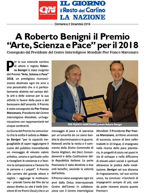 Quotidiano Nazionale, 2 Dicembre 2018